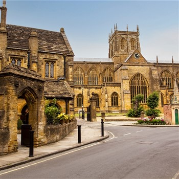 Sherborne Abbey and Market Day